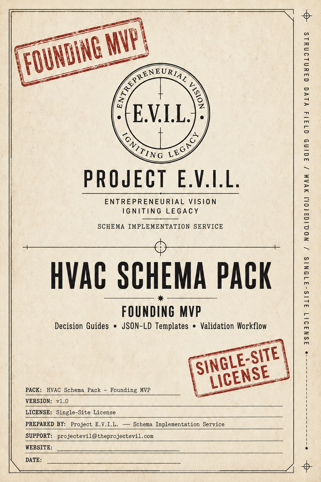 HVAC Schema Pack – Founding MVP